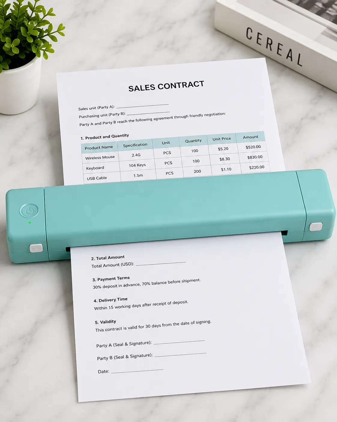 Portable Document Scanner